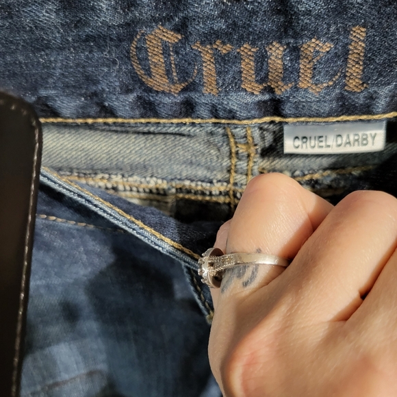 CRUEL GIRL DARBY STRAIGHT LEG JEANS SZ 9L - Picture 10 of 11